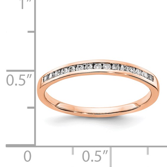 Diamond or Gemstone Channel Bands