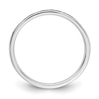 14K White Gold 0.17 Carat Lab Grown Diamond VS SI+ G+ Complete Channel Set Band view 3