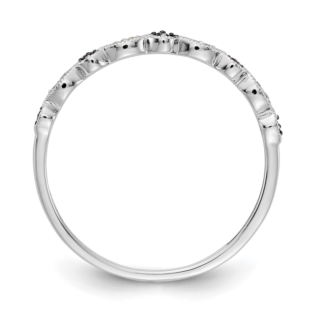 10k White Gold Blue/White Diamond Fancy Band (RM5625-BD-006-1WA)