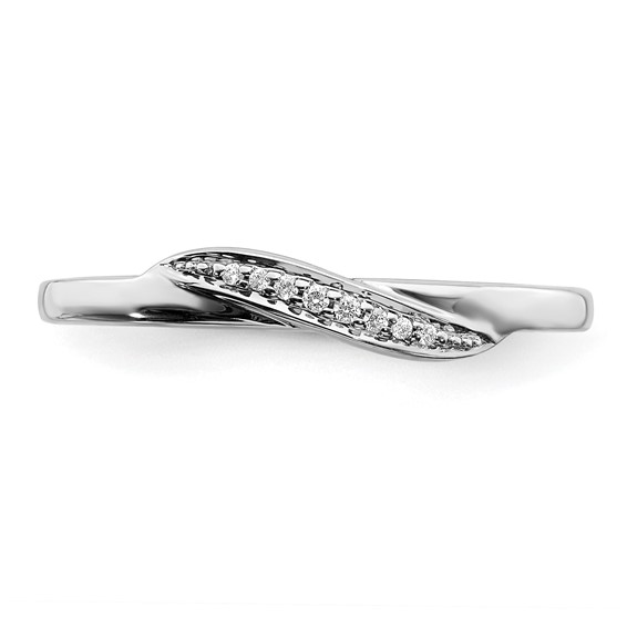 14k White Gold 1/20 carat Diamond Ring