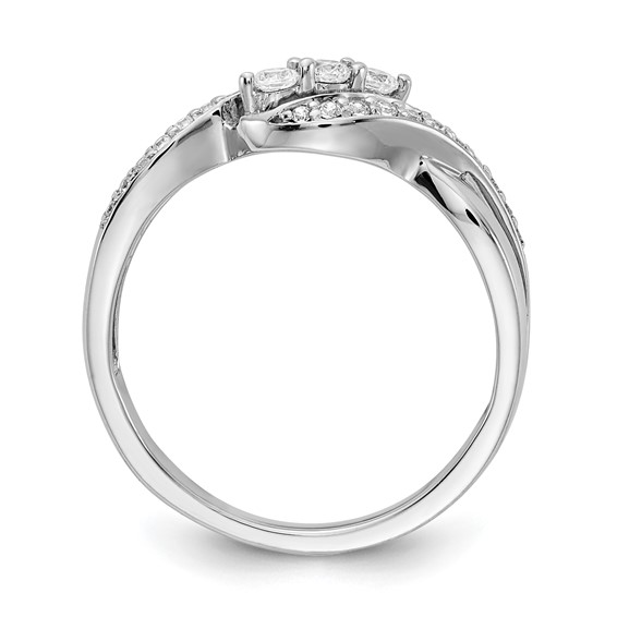 14k Yellow Gold Diamond Fashion Ring