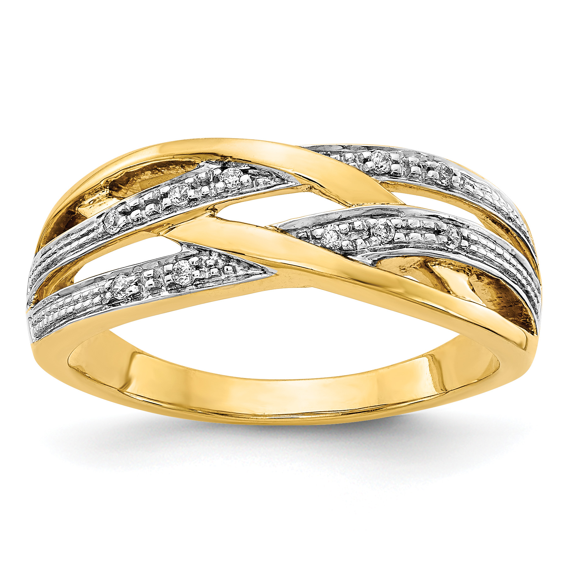 14k Rhodium Diamond Ring (RM5670-005-YA)
