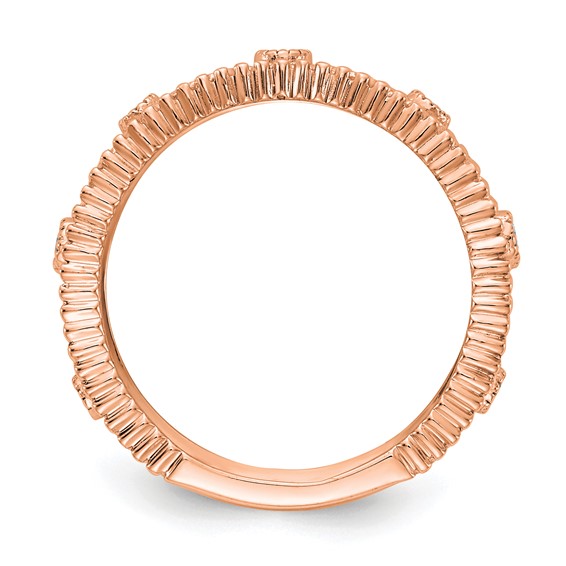 14K Rose Gold Lab Grown Diamond VS/SI+ G+ Ring