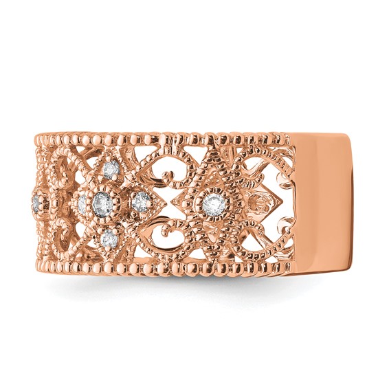 14K Rose Gold Lab Grown Diamond VS/SI+ G+ Ring