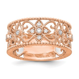 14K Rose Gold Lab Grown Diamond VS/SI+ G+ Ring