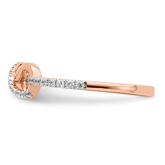 10k Rose Gold Diamond Ring