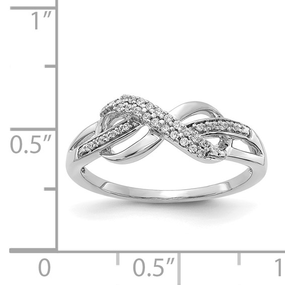 Diamond Infinity Symbol Rings               
