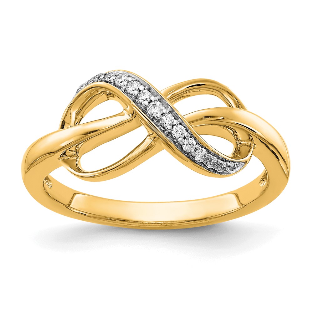 10K Diamond Infinity Ring (RM5735-008-1YA)