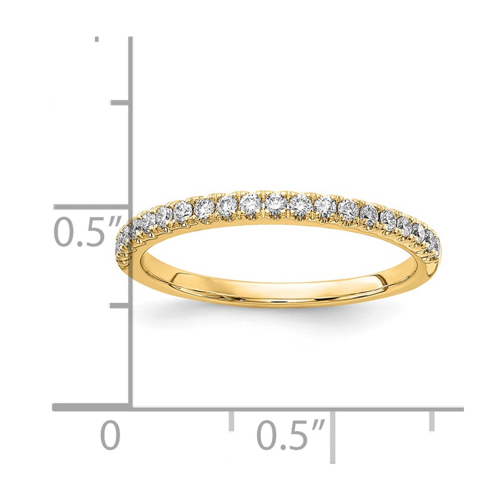14k 1/4 carat Lab Grown Diamond VS/SI+ G+ Complete Wedding Band (RM5736B-025-LD)