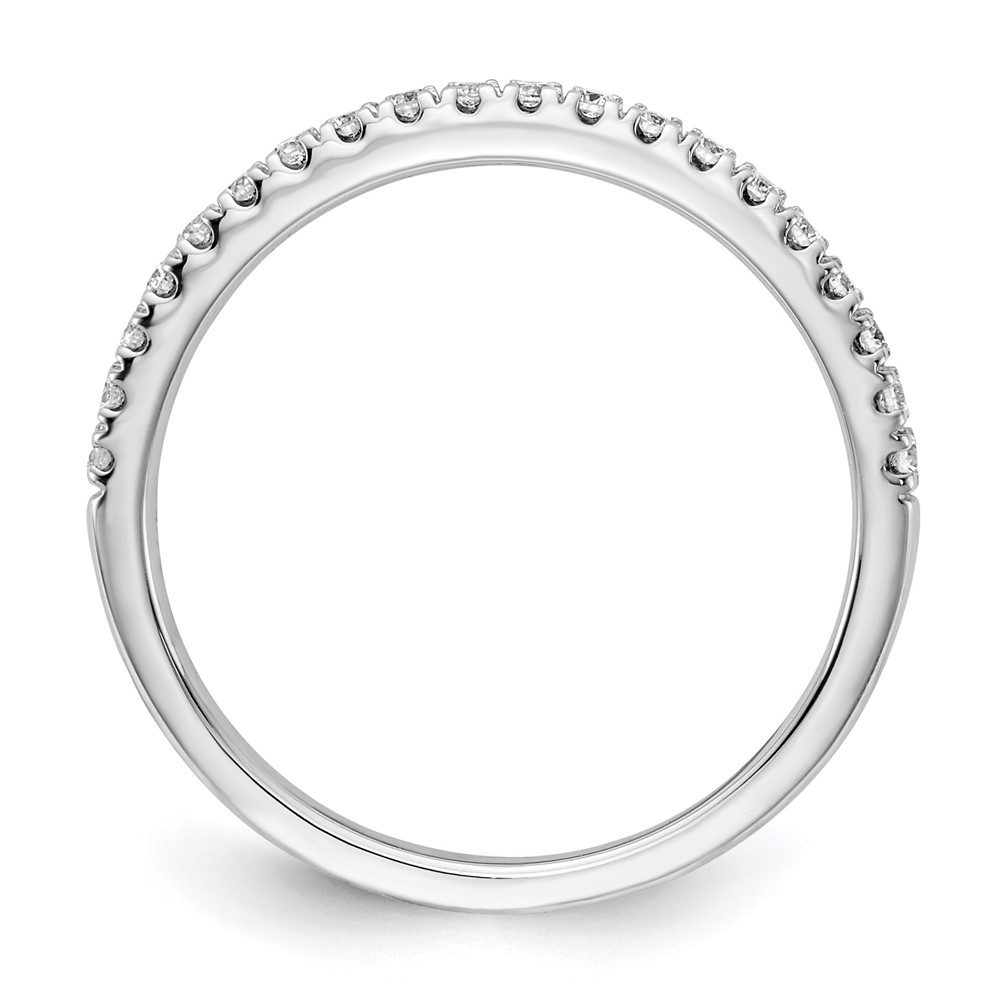 14k White Gold 1/4 carat Lab Grown Diamond VS/SI+ G+ Complete Wedding Band (RM5736B-025-WLD)