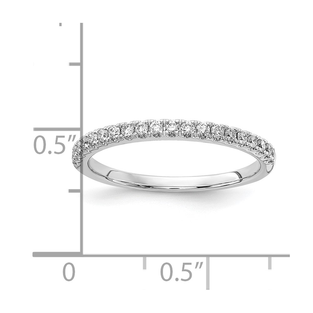 14k White Gold 1/4 carat Lab Grown Diamond VS/SI+ G+ Complete Wedding Band (RM5736B-025-WLD)