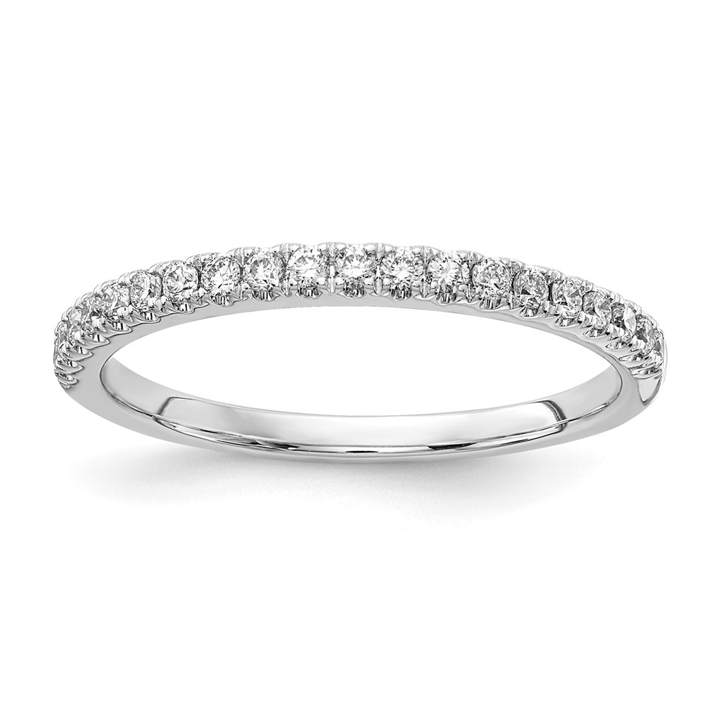 14k White Gold 1/4 carat Lab Grown Diamond VS/SI+ G+ Complete Wedding Band (RM5736B-025-WLD)