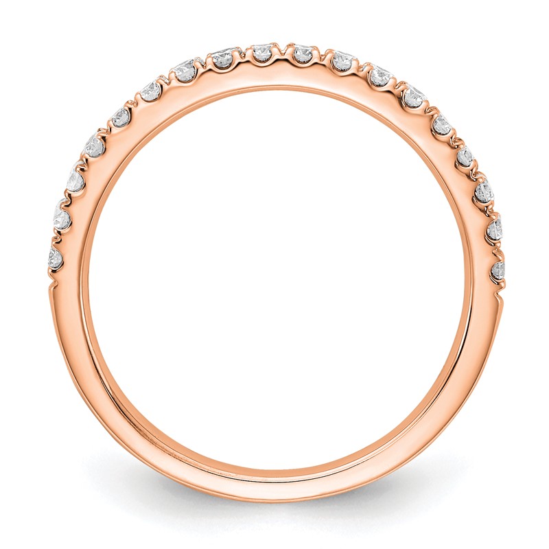 14k Rose Gold 1/3 carat Lab Grown Diamond VS/SI+ G+ Complete Wedding Band