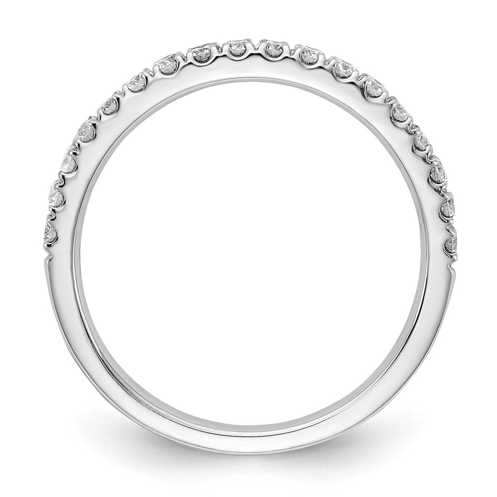 14k White Gold 1/3 carat Lab Grown Diamond VS/SI+ G+ Complete Wedding Band (RM5736B-033-WLD)