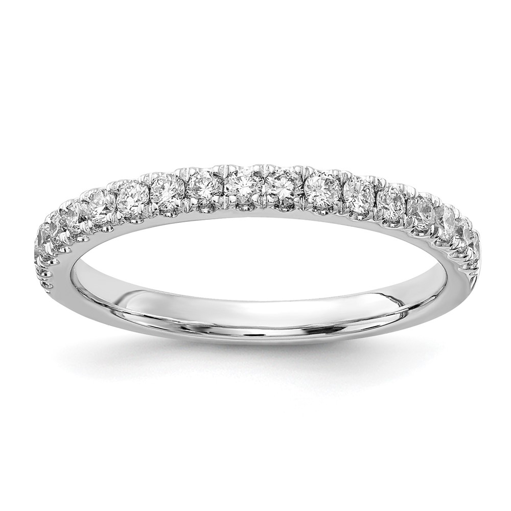 14k White Gold 1/3 carat Lab Grown Diamond VS/SI+ G+ Complete Wedding Band (RM5736B-033-WLD)