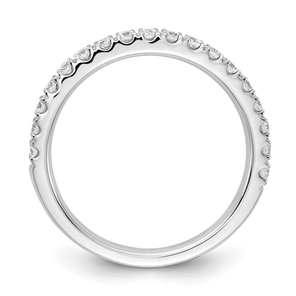 14k White Gold 1/2 carat Lab Grown Diamond VS/SI+ G+ Complete Wedding Band (RM5736B-050-WLD)