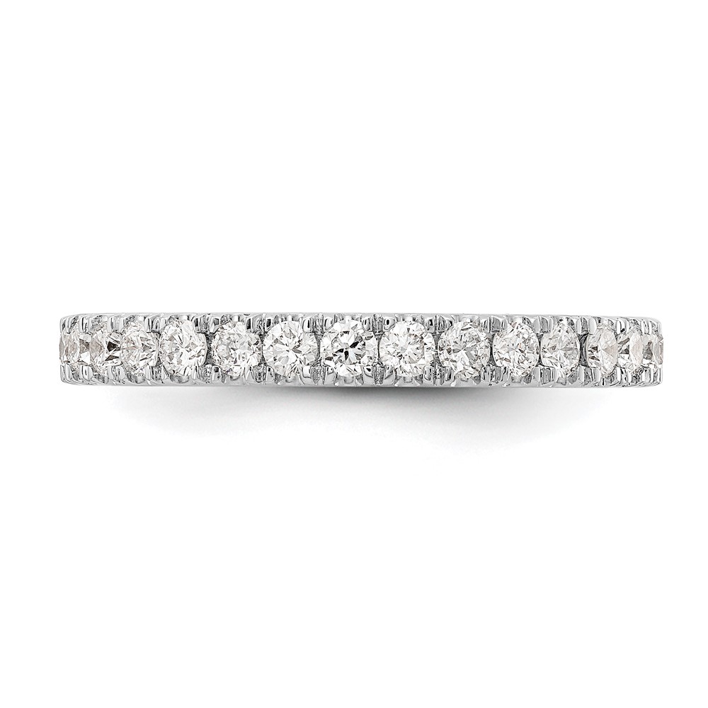 14k White Gold 1/2 carat Lab Grown Diamond VS/SI+ G+ Complete Wedding Band (RM5736B-050-WLD)