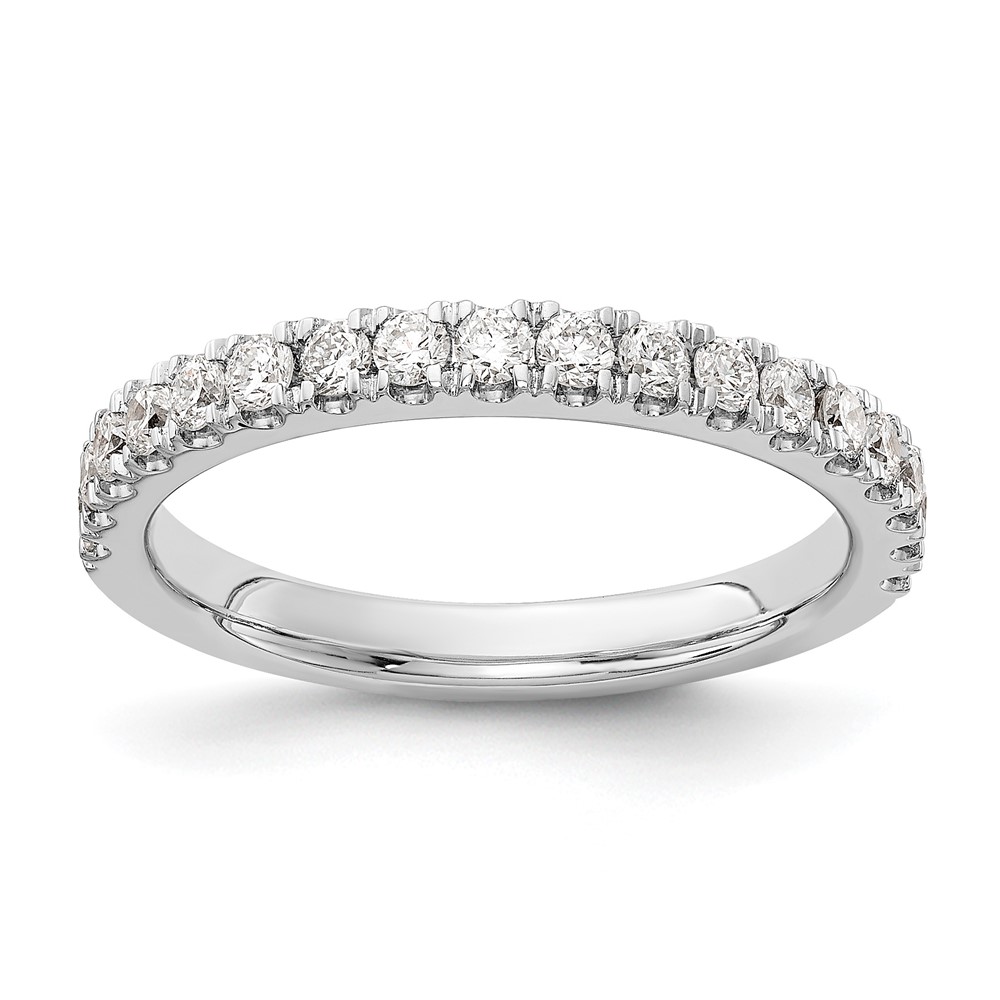 14k White Gold 1/2 carat Lab Grown Diamond VS/SI+ G+ Complete Wedding Band (RM5736B-050-WLD)