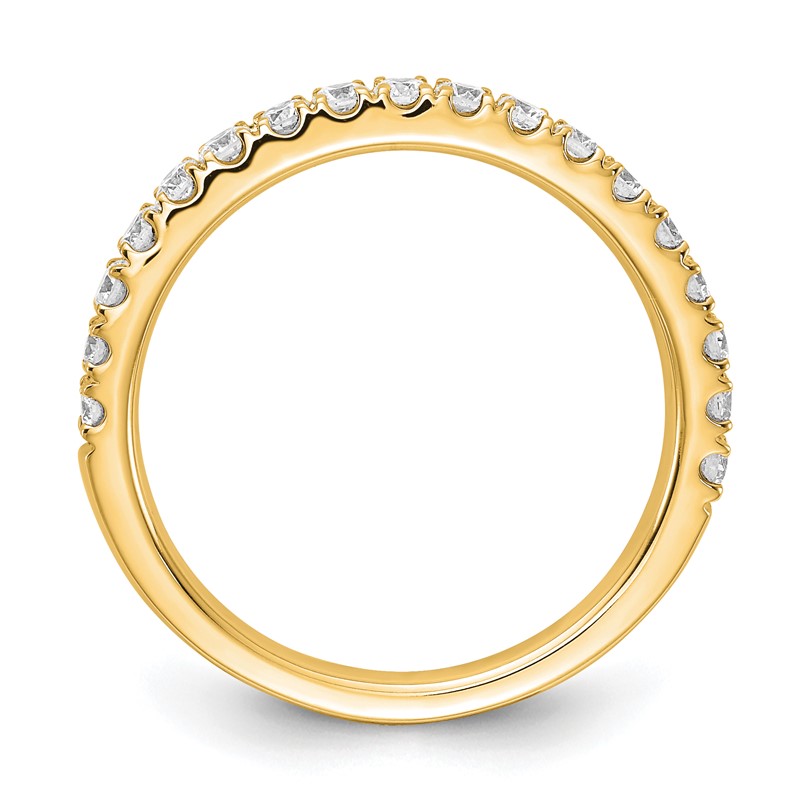 14k 1/2 carat Lab Grown Diamond VS/SI+ G+ Complete Wedding Band