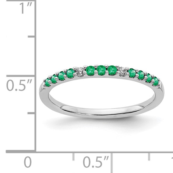 Diamond and Gemstone Band                                    