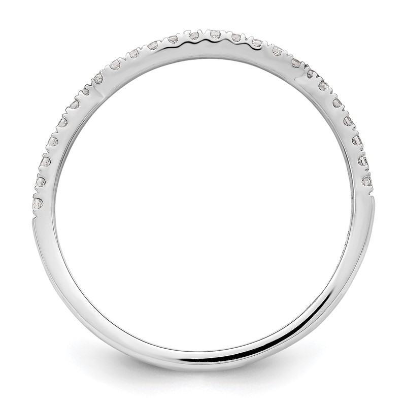 14K White Gold Lab Grown Diamond VS/SI+ G+ Band