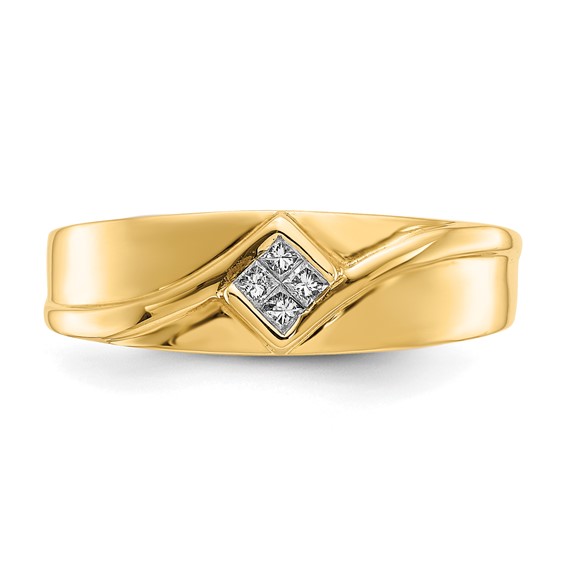 Gold Mens Diamond Rings