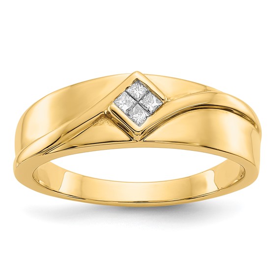 Gold Mens Diamond Rings