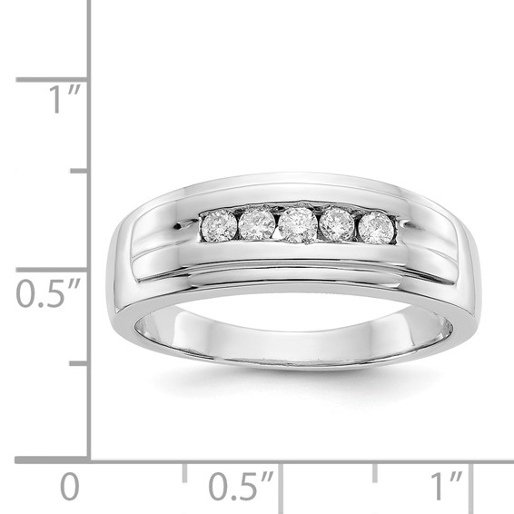 Diamond Mens 5-stone Rings