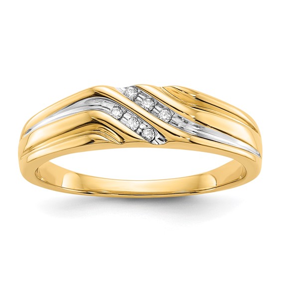 Gold Mens Diamond Rings