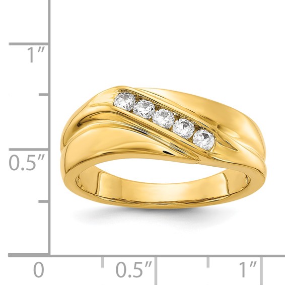 Gold Mens Diamond Rings