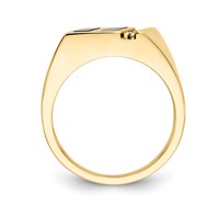 14K Yellow Gold AA Dia Ring view 2