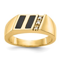 14K Yellow Gold AA Dia Ring view 1