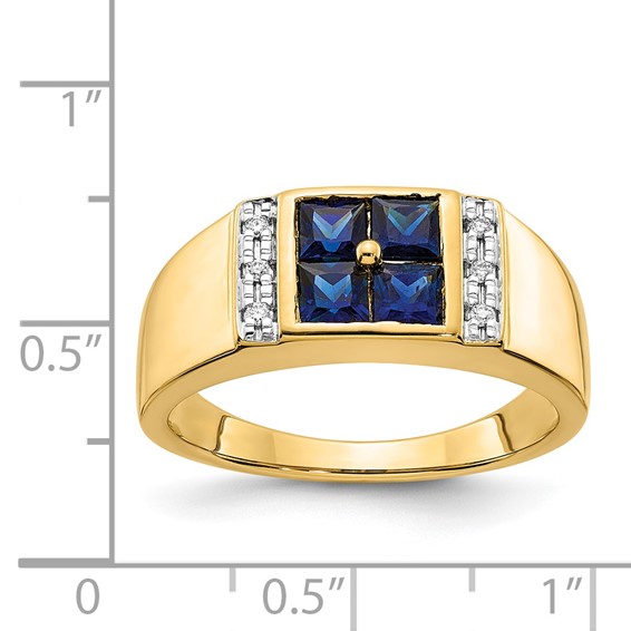 Men's Gemstone and Diamond Rings