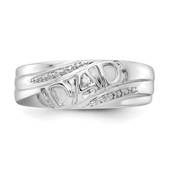 Men's Diamond 'DAD' Rings