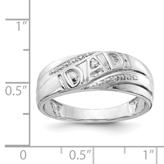 Men's Diamond 'DAD' Rings