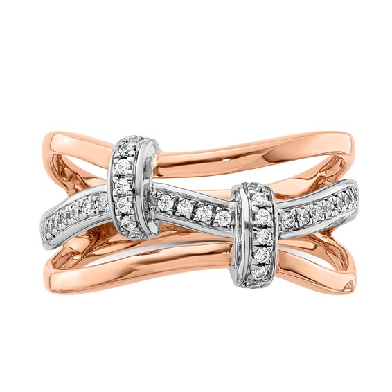 Sterling Silver w/RP CZ Fancy Band