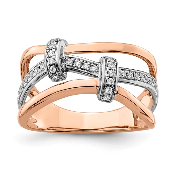 Sterling Silver w/RP CZ Fancy Band