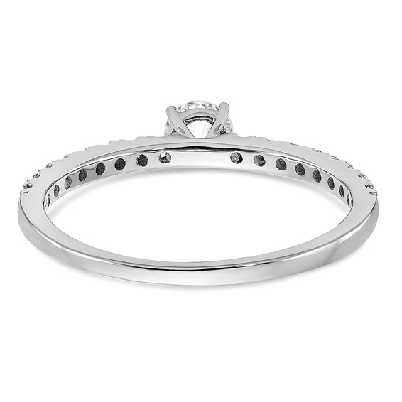 14kw Lab Grown Diamond VS+ F+ 1/2 ctw Engagement Ring