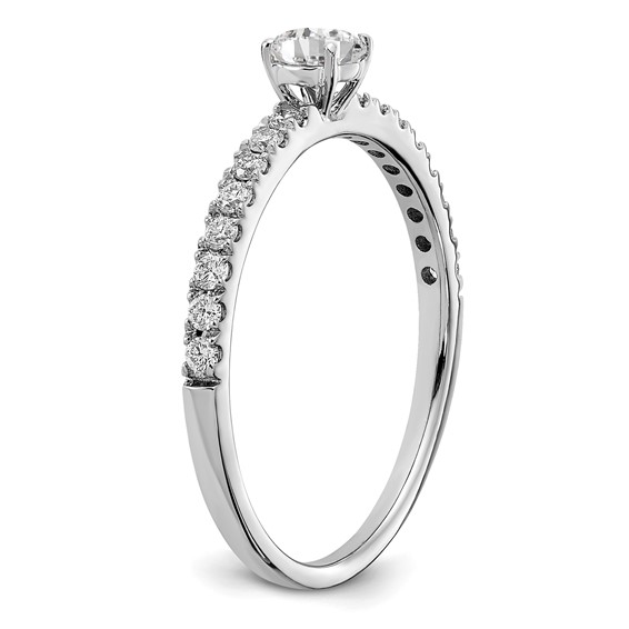 14kw Lab Grown Diamond VS+ F+ 1/2 ctw Engagement Ring