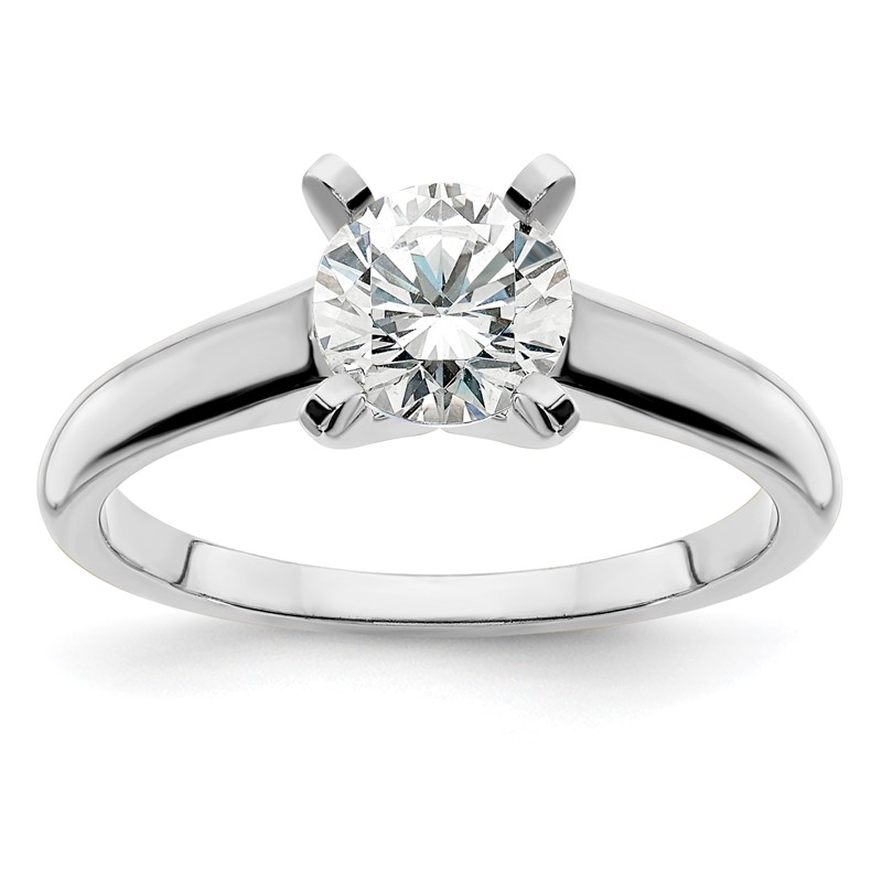 14kw 5mm Rnd Solit. Lab Grown Diamond SI1/SI2, J, Ring Sz 7