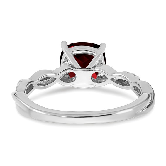 Gemstone and Diamond Ring
