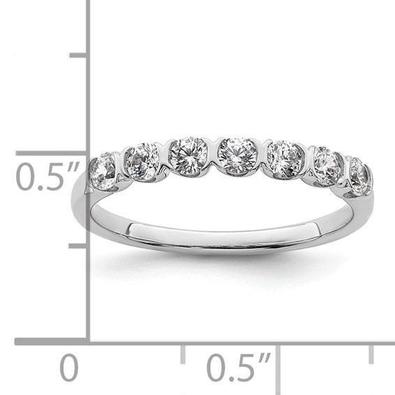 7-Stone Diamond Wedding Bands