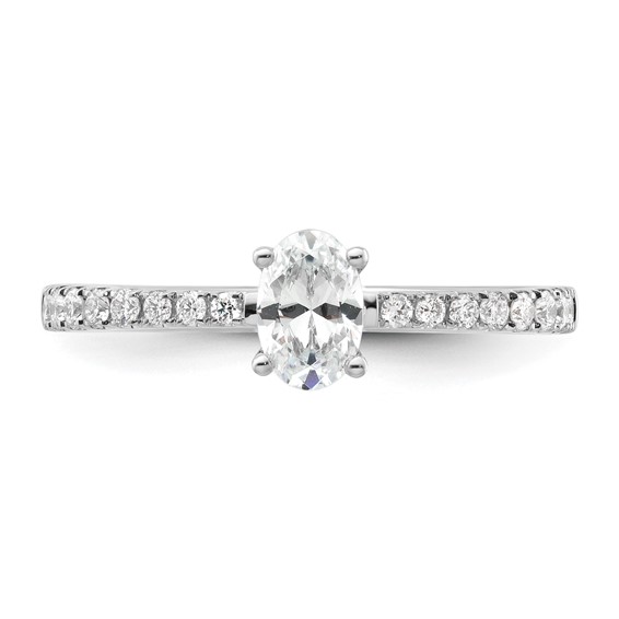 Lab Grown Diamond Oval Engagement Rings