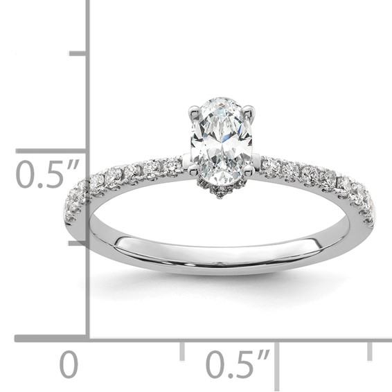 Lab Grown Diamond Oval Engagement Rings