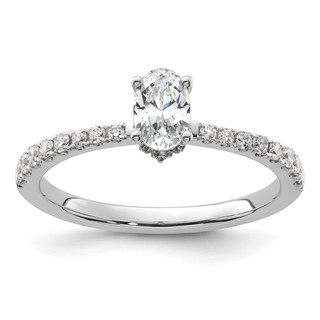 Lab Grown Diamond Oval Engagement Rings