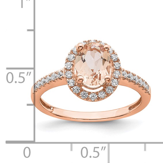 Gemstone & Diamond Halo Complete Engagement Rings