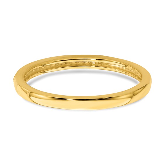 10k 1/15 carat Lab Grown Diamond VS/SI+ G+ Complete Wedding Band