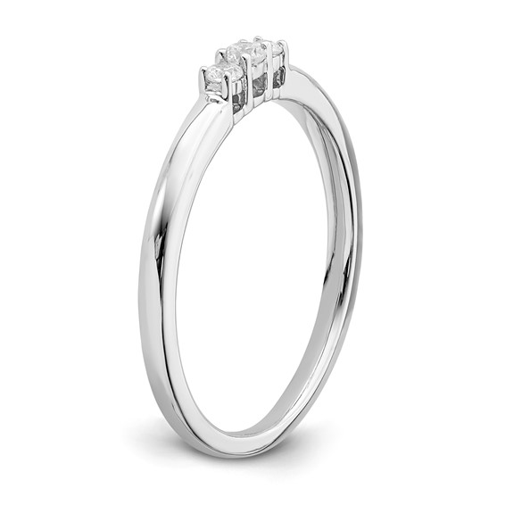 Sterling Silver CZ Band