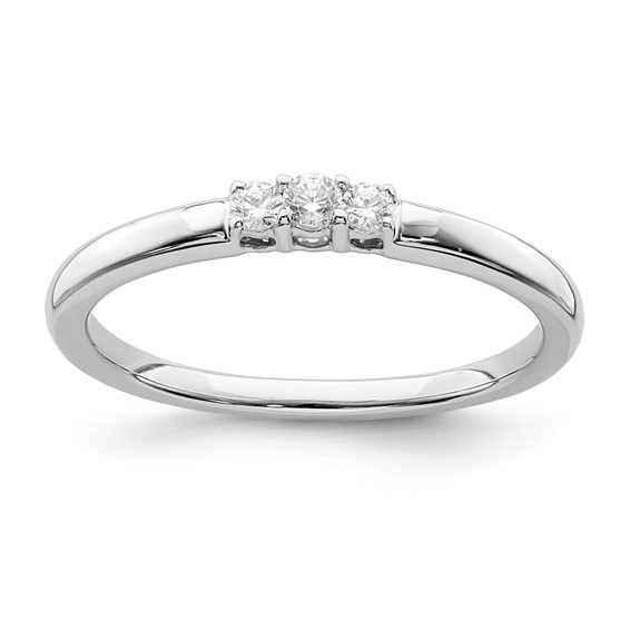 Sterling Silver CZ Band