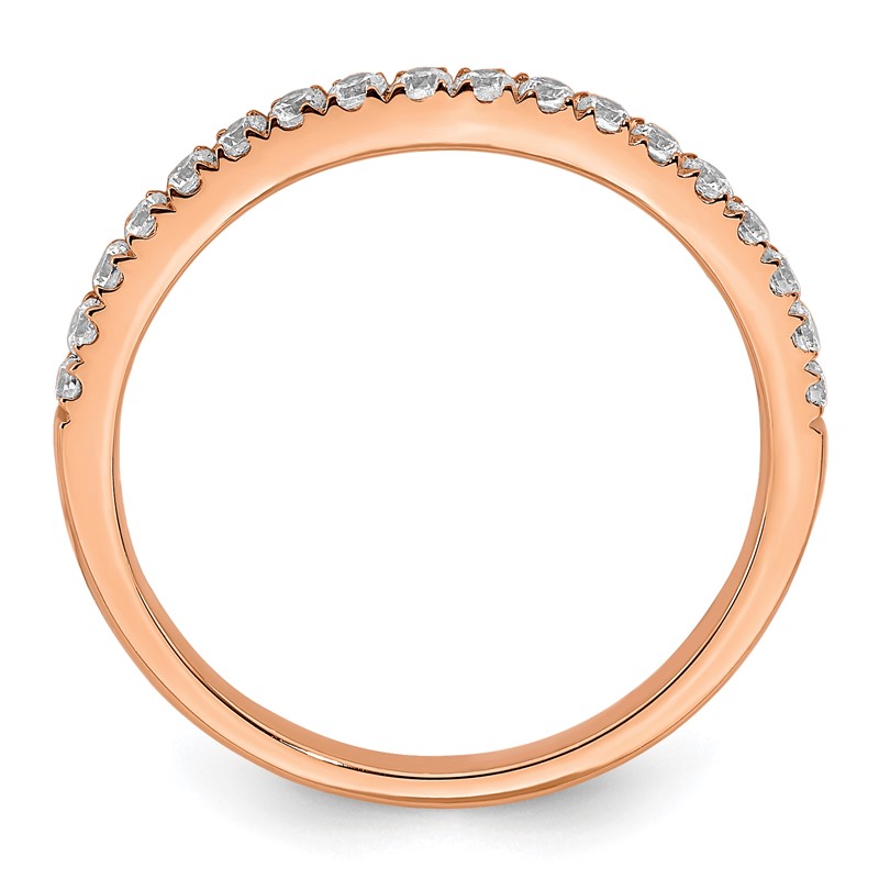10k Rose Gold 1/3 carat Lab Grown Diamond VS/SI+ G+ Complete Wedding Band